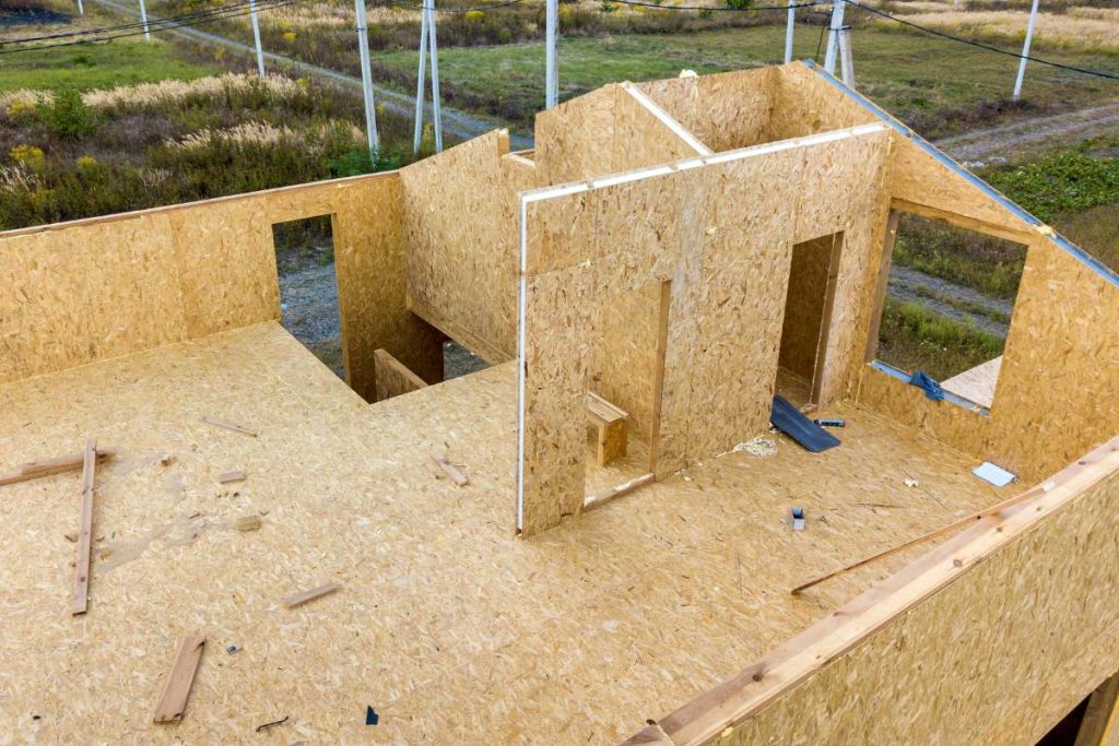 Une maison construite en OBS