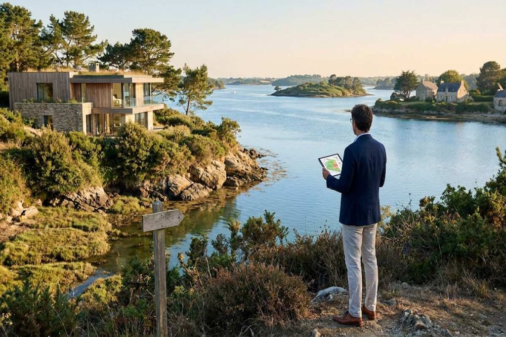 Architecte réalise la construction d'une maison à Auray