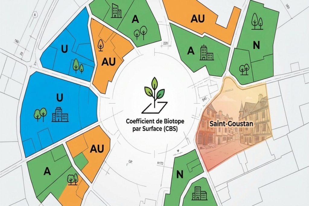 Plan d'urbanisme pour la construction à Auray